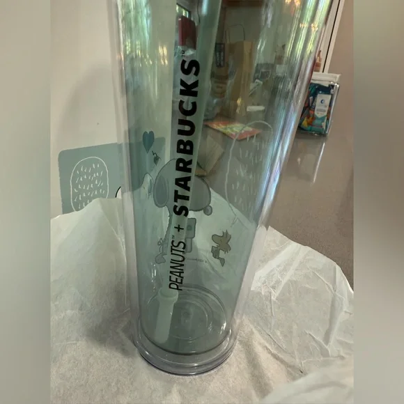 Starbucks Peanuts Snoopy Joe Cool Limited Edition 24oz Insulated Cup Mug New - Picture 3 of 6